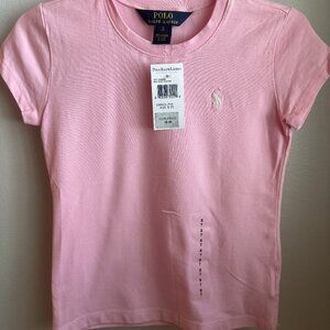 NWT Polo Ralph Lauren size 7 pink shirt for girls